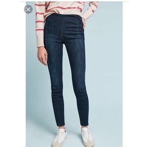 Anthropologie High Rise Denim Ankle leggings
